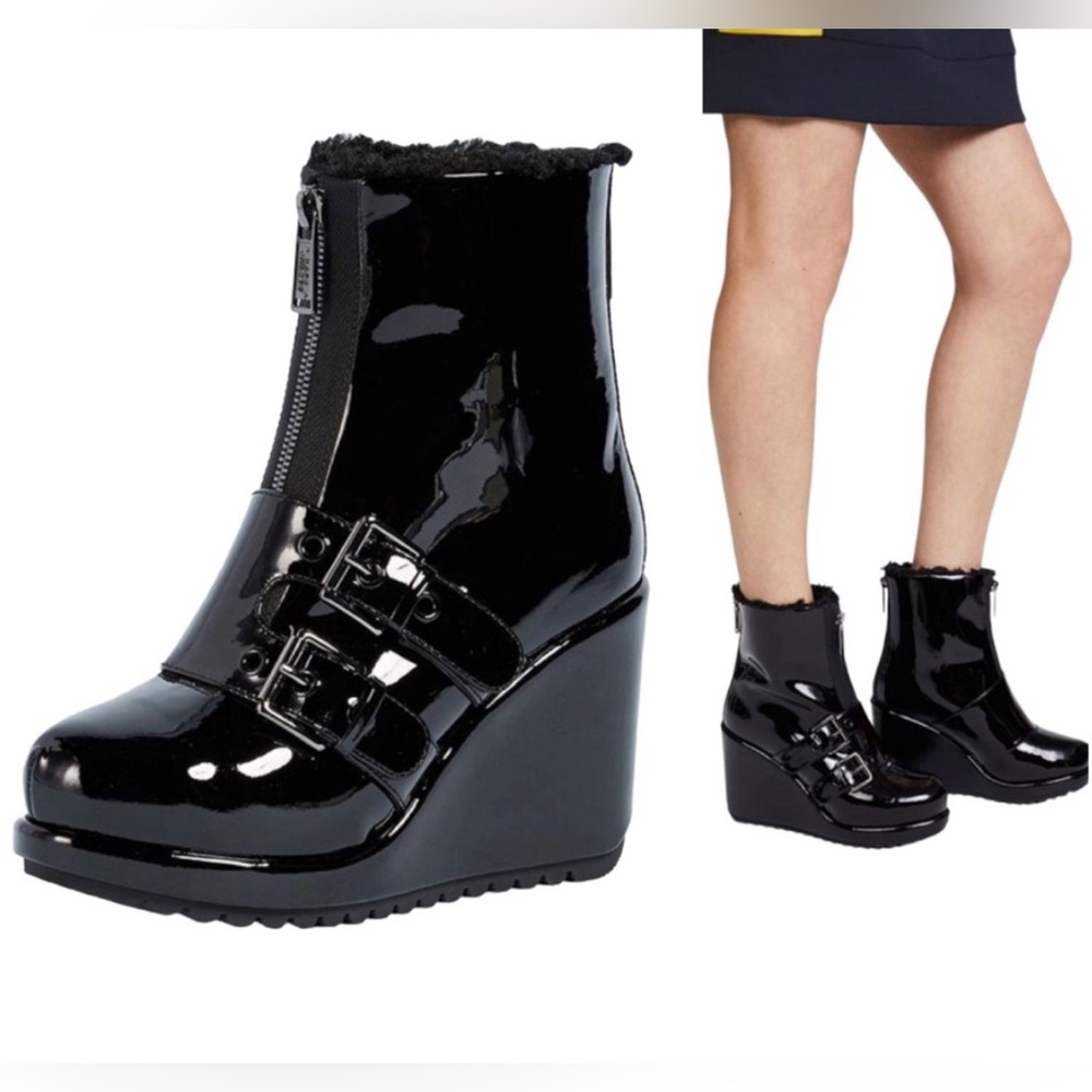 Marc Jacobs Hope Wedge Platform Boots Size 8